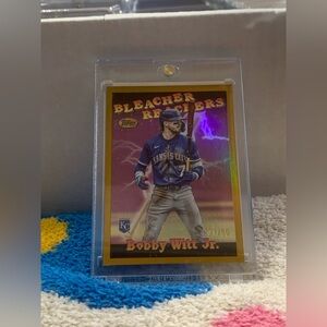 Bobby Witt Jr. 2025 Topps Update Bleacher Reachers Gold Foil 01/50